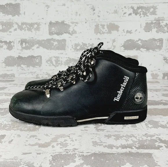 Timberland | Shoes | Timberland Black Leather Lace Up Mens  display picture 1